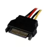 StarTech.com 12in SATA uz LP4 strāvas kabeļa adapteris — F/M, SATA 15 kontaktu, Molex (4 kontaktu), 0,3048 m, Vīrišķais, Sievišķais, Taisns