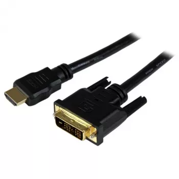 StarTech.com 1,5 m HDMI® uz DVI-D kabelis - V/V, 1,5 m, HDMI, DVI-D, vīrietis, vīrietis, zelts
