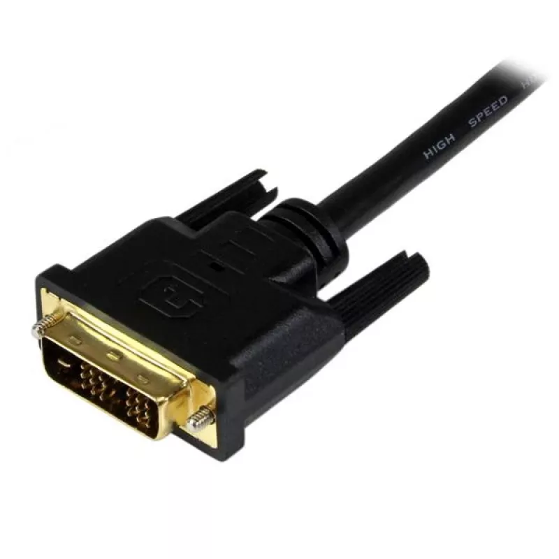 StarTech.com 1,5 m HDMI® uz DVI-D kabelis - V/V, 1,5 m, HDMI, DVI-D, vīrietis, vīrietis, zelts