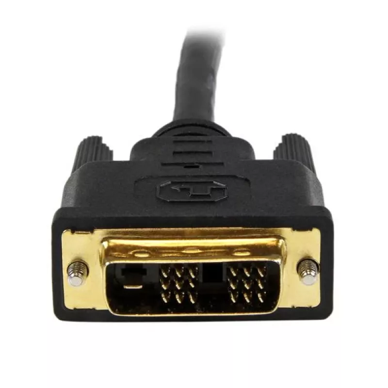StarTech.com 1,5 m HDMI® uz DVI-D kabelis - V/V, 1,5 m, HDMI, DVI-D, vīrietis, vīrietis, zelts