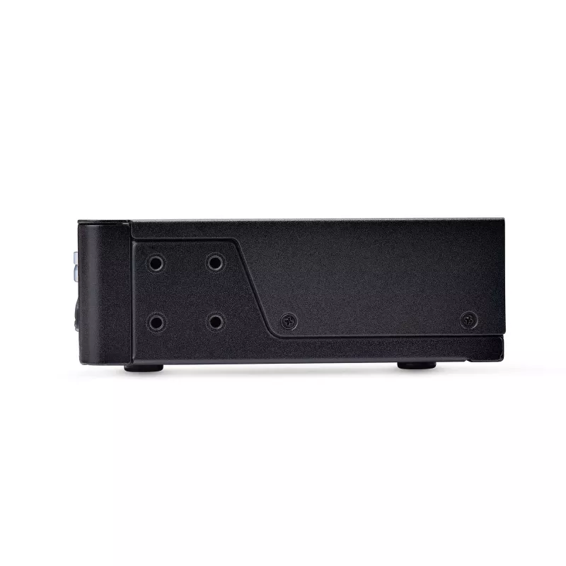 StarTech.com 4 portu DisplayPort KVM slēdzis, 8K 60Hz / 4K 144Hz, viens displejs, DP 1.4, 2x USB 3.0 pieslēgvietas, 4x USB 2.0 HID pieslēgvietas, pārslēgšana ar pogu un karstajiem taustiņiem, TAA atbilstīgs – neatkarīgs no OS, metāla korpuss