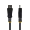 StarTech.com 1 m (3 pēdu) DisplayPort 1.2 kabelis – 4K x 2K Ultra HD VESA sertificēts DisplayPort kabelis – DP uz DP kabelis monitoram – DP video/displeja vads – fiksējoši DP savienotāji