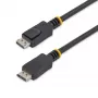 StarTech.com 2 m (6 pēdas) DisplayPort 1.2 kabelis - 4K x 2K Ultra HD VESA sertificēts DisplayPort kabelis - DP uz DP kabelis monitoram - DP video/displeja vads - fiksējoši DP savienotāji