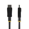 StarTech.com 5m (15ft) DisplayPort 1.2 kabelis - 4K x 2K Ultra HD VESA sertificēts DisplayPort kabelis - DP uz DP kabelis monitoram - DP video/displeja vads - fiksējoši DP savienotāji