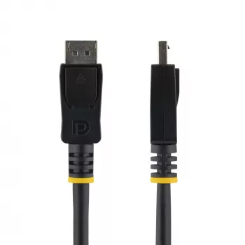 StarTech.com 5m (15ft) DisplayPort 1.2 kabelis - 4K x 2K Ultra HD VESA sertificēts DisplayPort kabelis - DP uz DP kabelis monitoram - DP video/displeja vads - fiksējoši DP savienotāji