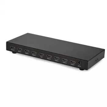 StarTech.com 8 portu 4K 60Hz HDMI sadalītājs, HDMI, 8x HDMI, 3840 x 2160 pikseļi, melns, 4K Ultra HD, 60 Hz