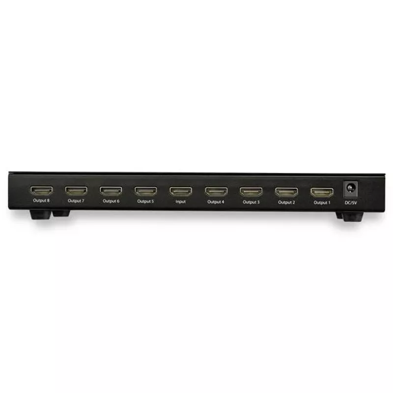 StarTech.com 8 portu 4K 60Hz HDMI sadalītājs, HDMI, 8x HDMI, 3840 x 2160 pikseļi, melns, 4K Ultra HD, 60 Hz