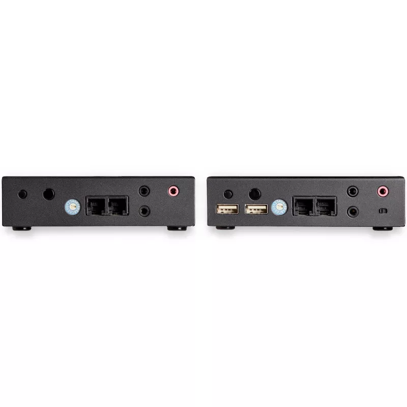 StarTech.com HDMI KVM paplašinātājs pa IP tīklu - 4K 30Hz HDMI 2.0 un USB pa IP LAN vai Cat5e/Cat6 Ethernet kabelis (100m/330ft) - Attālināta KVM slēdža/konsoles raidošā/uztvērēja paplašinātāja komplekts