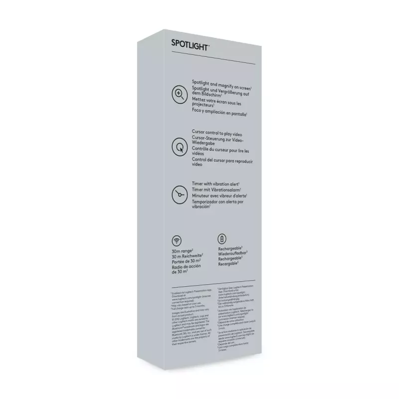 Prezentācijas tālvadības pults Logitech Spotlight