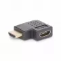 StarTech.com Leņķa HDMI 2.0 adapteris, vīrišķais uz sievišķo, horizontāls 90 grādu leņķa HDMI pieslēgvietas aizsargs, 4K 60Hz, ātrdarbīgs HDMI savienotāja pagarinātājs, V/S