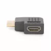 StarTech.com Leņķa HDMI 2.0 adapteris, vīrišķais uz sievišķo, horizontāls 90 grādu leņķa HDMI pieslēgvietas aizsargs, 4K 60Hz, ātrdarbīgs HDMI savienotāja pagarinātājs, V/S