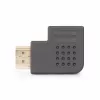 StarTech.com Leņķa HDMI 2.0 adapteris, vīrišķais uz sievišķo, horizontāls 90 grādu leņķa HDMI pieslēgvietas aizsargs, 4K 60Hz, ātrdarbīgs HDMI savienotāja pagarinātājs, V/S