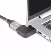 StarTech.com Leņķa HDMI 2.0 adapteris, vīrišķais uz sievišķo, horizontāls 90 grādu leņķa HDMI pieslēgvietas aizsargs, 4K 60Hz, ātrdarbīgs HDMI savienotāja pagarinātājs, V/S