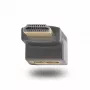 StarTech.com lejupvērsts HDMI 2.0 adapteris, vīrišķais uz sievišķo, vertikāls 90 grādu leņķa HDMI pieslēgvietas aizsargs, 4K 60Hz, ātrgaitas HDMI savienotāja pagarinātājs, V/S