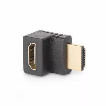 StarTech.com lejupvērsts HDMI 2.0 adapteris, vīrišķais uz sievišķo, vertikāls 90 grādu leņķa HDMI pieslēgvietas aizsargs, 4K 60Hz, ātrgaitas HDMI savienotāja pagarinātājs, V/S