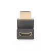StarTech.com lejupvērsts HDMI 2.0 adapteris, vīrišķais uz sievišķo, vertikāls 90 grādu leņķa HDMI pieslēgvietas aizsargs, 4K 60Hz, ātrgaitas HDMI savienotāja pagarinātājs, V/S