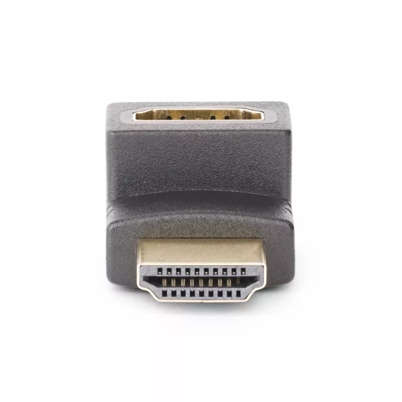 StarTech.com lejupvērsts HDMI 2.0 adapteris, vīrišķais uz sievišķo, vertikāls 90 grādu leņķa HDMI pieslēgvietas aizsargs, 4K 60Hz, ātrgaitas HDMI savienotāja pagarinātājs, V/S