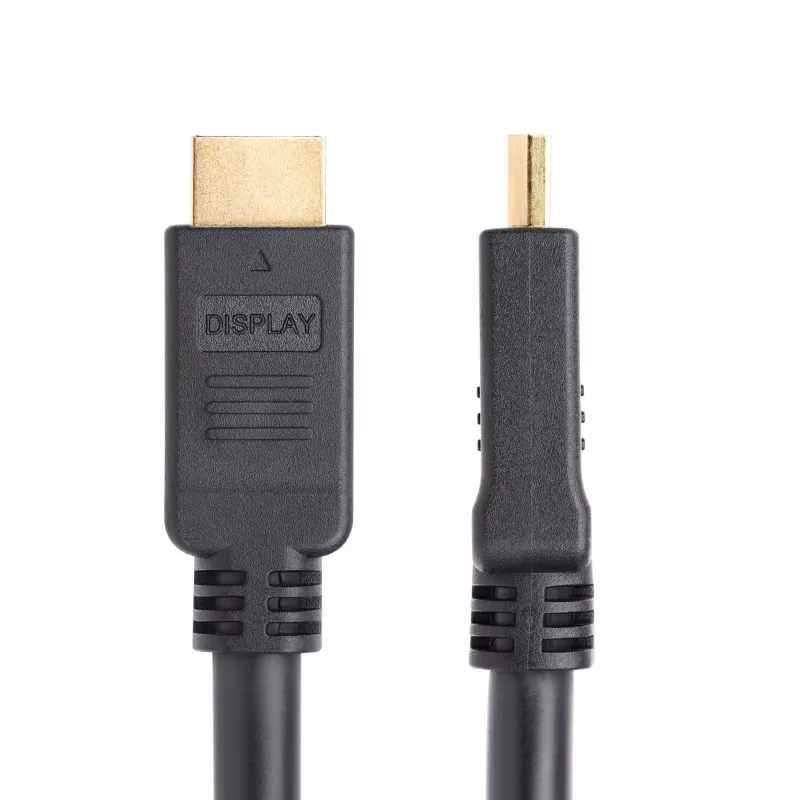 StarTech.com 15m (49.2ft) Active HDMI 2.0 kabelis, CMP, plenuma klase, ātrgaitas HDMI kabelis, 4K 60Hz, HDR10/HDCP 2.2/ARC, CMP sienas HDMI vads