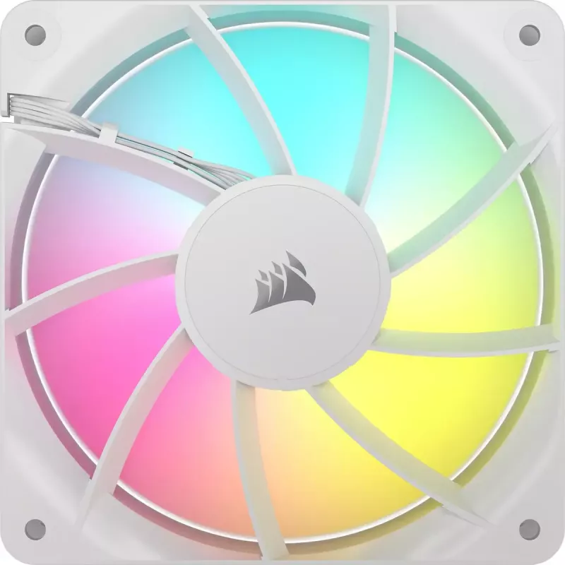 Corsair RS120 ARGB ventilators 12 cm balts 420-2100 RPM