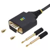 StarTech.com 6.6ft (2m) USB uz Null Modem seriālo adaptera kabeli, COM saglabāšana, FTDI, USB-A uz DB9 RS232, maināmas DB9 skrūves/uzgriežņi, Windows/macOS/Linux