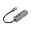 StarTech.com 2.5GbE USB-C uz Ethernet adapteris, 100 W PD caurlaide, NBASE-T NIC, USB 3.0 Type-C 2.5/1G vairāku ātrumu tīkls, saderīgs ar Thunderbolt, Windows un Mac