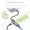 StarTech.com 2.5GbE USB-C uz Ethernet adapteris, 100 W PD caurlaide, NBASE-T NIC, USB 3.0 Type-C 2.5/1G vairāku ātrumu tīkls, saderīgs ar Thunderbolt, Windows un Mac