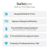 StarTech.com 2.5GbE USB-C uz Ethernet adapteris, 100 W PD caurlaide, NBASE-T NIC, USB 3.0 Type-C 2.5/1G vairāku ātrumu tīkls, saderīgs ar Thunderbolt, Windows un Mac