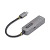 StarTech.com USB-C uz Ethernet adapteris, NIC, 100W PD caurlaide, USB 3.0 Type-C 1Gbps vairāku ātrumu tīkla adapteris, Thunderbolt saderīgs, Windows un Mac