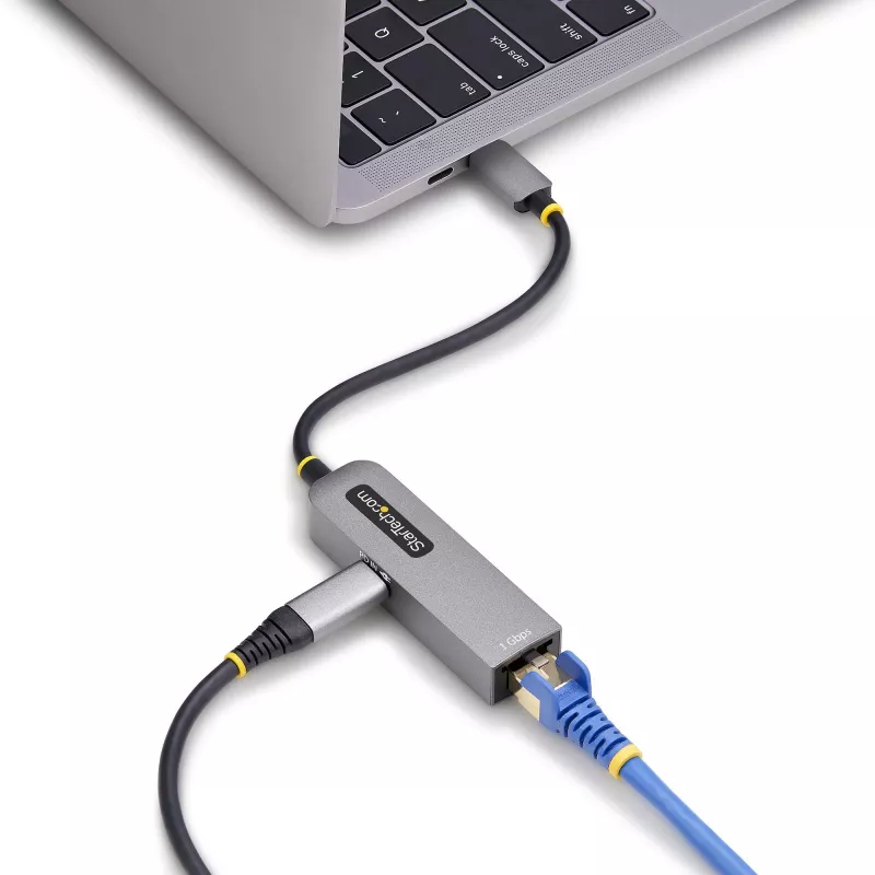 StarTech.com USB-C uz Ethernet adapteris, NIC, 100W PD caurlaide, USB 3.0 Type-C 1Gbps vairāku ātrumu tīkla adapteris, Thunderbolt saderīgs, Windows un Mac