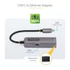 StarTech.com USB-C uz Ethernet adapteris, NIC, 100W PD caurlaide, USB 3.0 Type-C 1Gbps vairāku ātrumu tīkla adapteris, Thunderbolt saderīgs, Windows un Mac