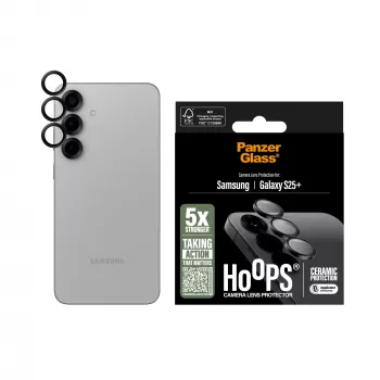 Kameras Lēcas Aizsargs PanzerGlass Samsung Galaxy S25+ Pret skrāpējumiem Triecienizturīgs