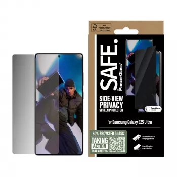 PanzerGlass SAFE. by ® Privātuma ekrāna aizsargs Samsung Galaxy S25 Ultra | Īpaši plata piegulšana ar EasyAligner