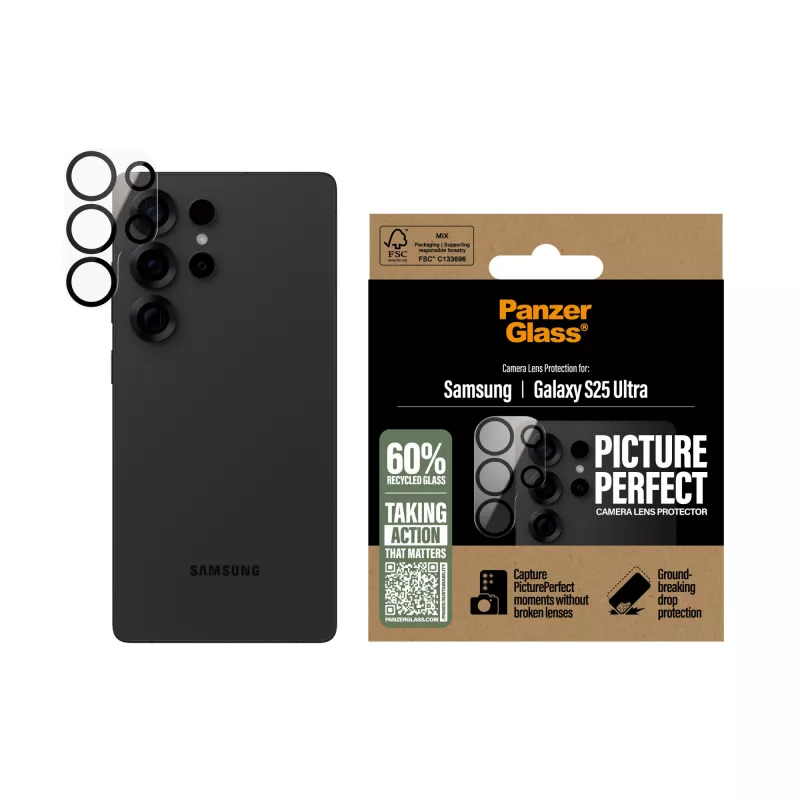 PanzerGlass ® PicturePerfect Kameras objektīva aizsargs Samsung Galaxy S25 Ultra