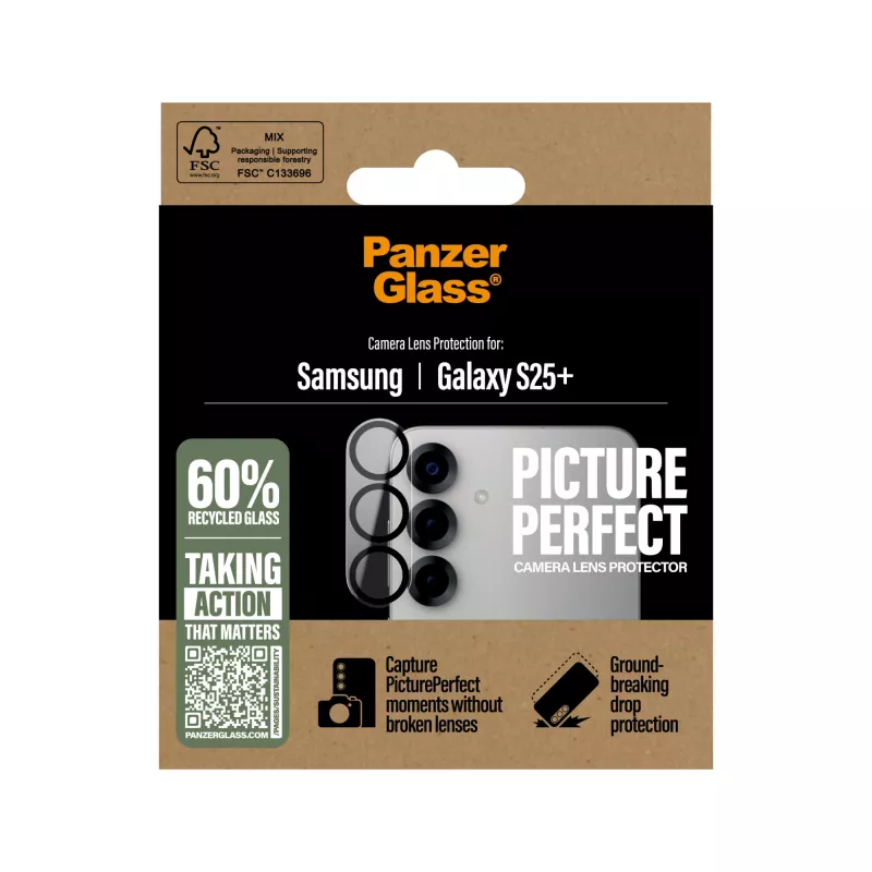PanzerGlass ® PicturePerfect Kameras lēcas aizsargs Samsung Galaxy S25+