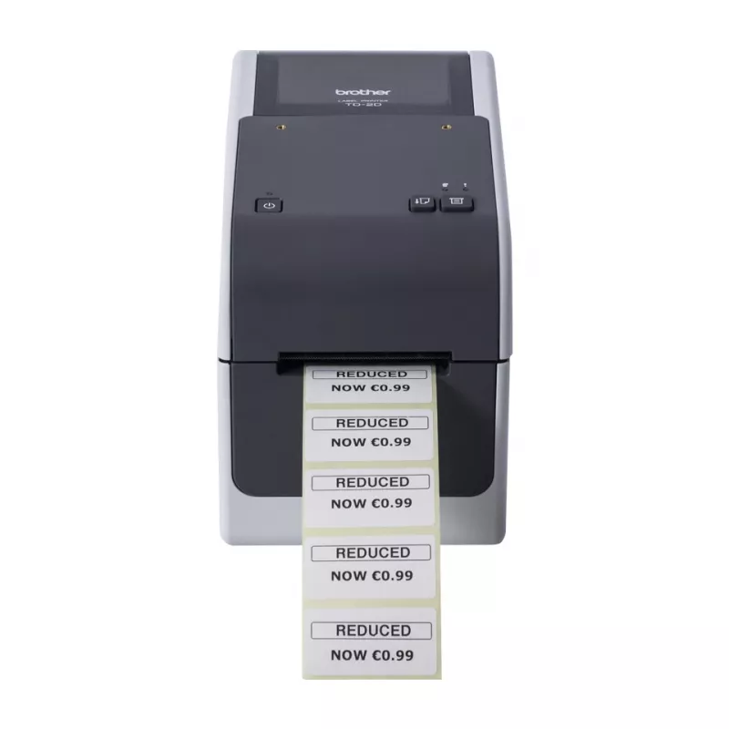 Brother TD-2320D203 etiķešu printeris Tiešā termiskā druka 203 x 203 DPI 152 mm/s Vadu Ethernet LAN