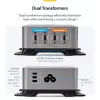 StarTech.com 4 portu vairāku ierīču USB-C lādētājs, 240 W kopējā jauda, viens ports 140 W EPR, PD 3.1, pieskrūvējamie porti, konferenču telpām, iekavās iekļauts stiprinājums virsmas montāžai
