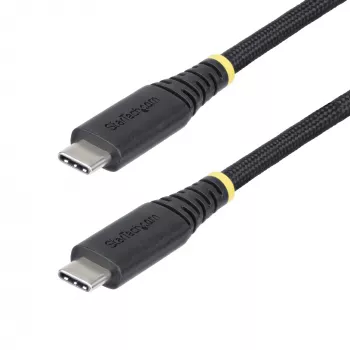 StarTech.com 3 m USB-C uzlādes kabelis, izturīgs un īpaši elastīgs, 240 W (5 A) PD EPR, USB 2.0 klēpjdatora lādētāja kabelis, USB-IF sertificēts, izturīgs USB-C uzlādes vads