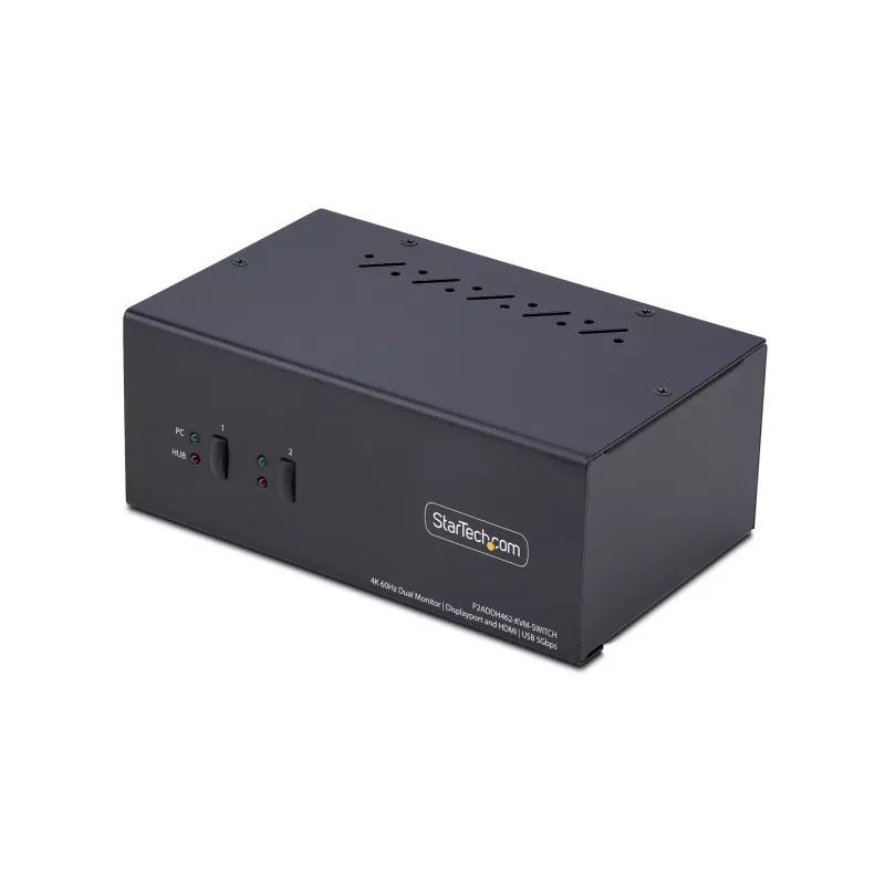 StarTech.com P2ADDH462-KVM-SWITCH KVM slēdzis, melns
