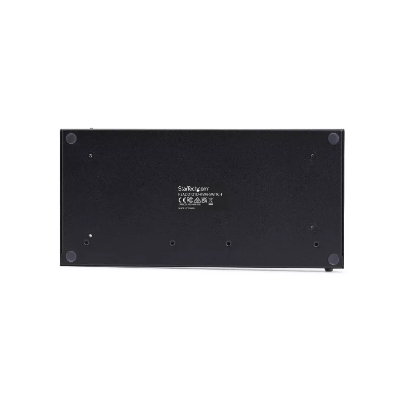 StarTech.com 2 portu divu monitoru DisplayPort KVM slēdzis ar divu skatu video matricu, 4K 60Hz, 4x USB centrmezgla pieslēgvietas, karsto taustiņu pārslēgšanās, DP 1.2 matricas KVM, TAA atbilstošs