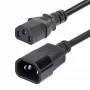 StarTech.com 4,5 m (15 pēdas) pagarinātāja strāvas vads, C14 uz C13 PDU strāvas vads, 15 A 250 V, 14 AWG, maiņstrāvas kabelis PDU/barošanas blokam, ar KEMA-KEUR sertifikātu