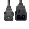 StarTech.com 4,5 m (15 pēdas) pagarinātāja strāvas vads, C14 uz C13 PDU strāvas vads, 15 A 250 V, 14 AWG, maiņstrāvas kabelis PDU/barošanas blokam, ar KEMA-KEUR sertifikātu