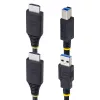 StarTech.com 3 m HDMI un USB 5 Gbps KVM kabelis, 4K 60 Hz, HDMI 2.0 un USB kombinētais kabelis KVM slēdžiem