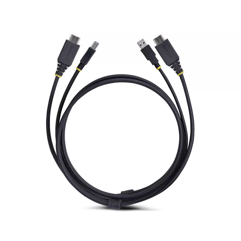 StarTech.com 3 m HDMI un USB 5 Gbps KVM kabelis, 4K 60 Hz, HDMI 2.0 un USB kombinētais kabelis KVM slēdžiem