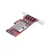 StarTech.com 4 portu USB Type-C PCIe karte, USB 3.2 10Gbps, USB-C PCI Express paplašināšanas karte, 4x neatkarīgi USB kontrolleri, Windows/Linux/macOS, TAA atbilstoša