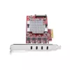 StarTech.com 4 portu USB Type-C PCIe karte, USB 3.2 10Gbps, USB-C PCI Express paplašināšanas karte, 4x neatkarīgi USB kontrolleri, Windows/Linux/macOS, TAA atbilstoša