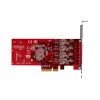 StarTech.com 4 portu USB Type-C PCIe karte, USB 3.2 10Gbps, USB-C PCI Express paplašināšanas karte, 4x neatkarīgi USB kontrolleri, Windows/Linux/macOS, TAA atbilstoša