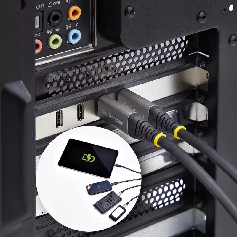 StarTech.com 4 portu USB Type-C PCIe karte, USB 3.2 10Gbps, USB-C PCI Express paplašināšanas karte, 4x neatkarīgi USB kontrolleri, Windows/Linux/macOS, TAA atbilstoša