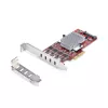 StarTech.com 4 portu USB Type-C PCIe karte, USB 3.2 10Gbps, USB-C PCI Express paplašināšanas karte, 4x neatkarīgi USB kontrolleri, Windows/Linux/macOS, TAA atbilstoša