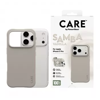 Cover PanzerGlass CARE by moderns vāciņš Samba Vanilla MagSafe iPhone 17 Pro