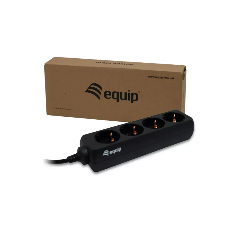 Elektrības pagarinātājs Equip 4 kontaktligzdām 333281